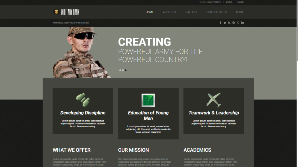 military theme by military rank 1024x576