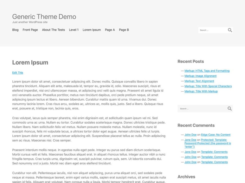 25 Best Blank Starter WordPress Themes for Developers Inside Html5 Blank Page Template