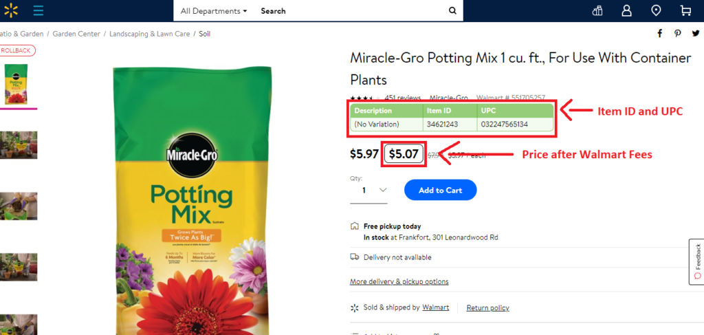 walmart product search by barcode number