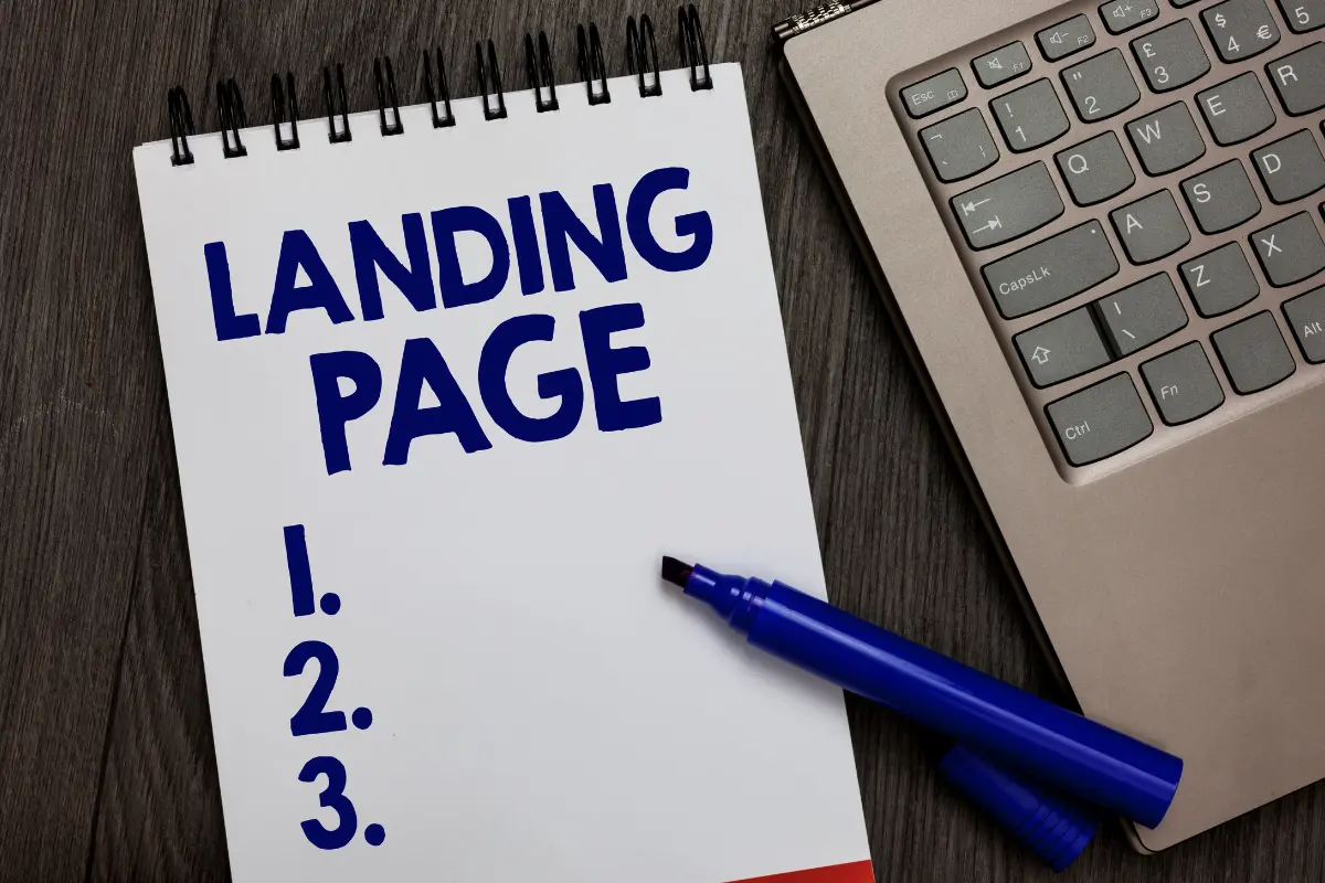 High-converting landing page featured image for blog