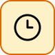 White Label WordPress Services 6 Orange clock icon indicating slower loading time.