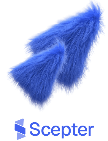 No Fluff, Just Results, Scepter Logo