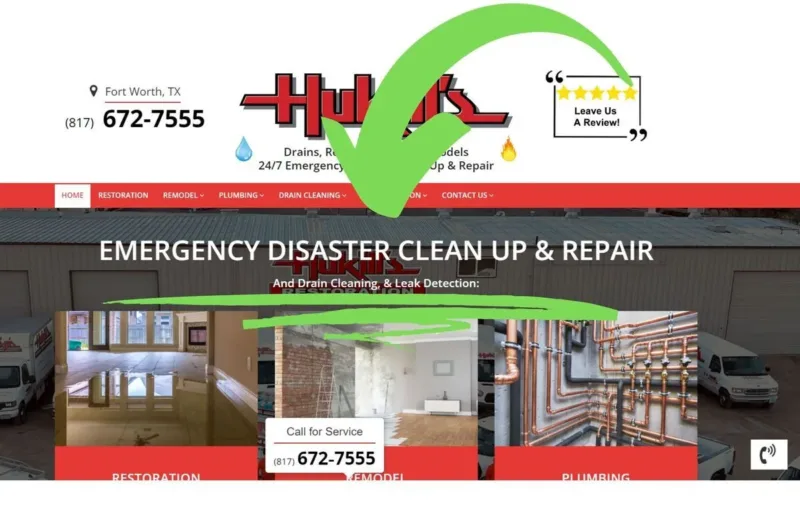7 Key Elements of a High-Converting Plumber Website Design 41 Plumber website design header 2