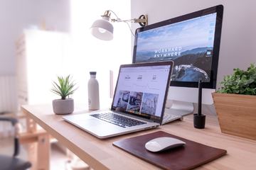 WordPress Questions Answered: Is Disabling Right Clicking In WordPress A Good Idea? 6 WordPress Questions Answered images of laptop and desktop