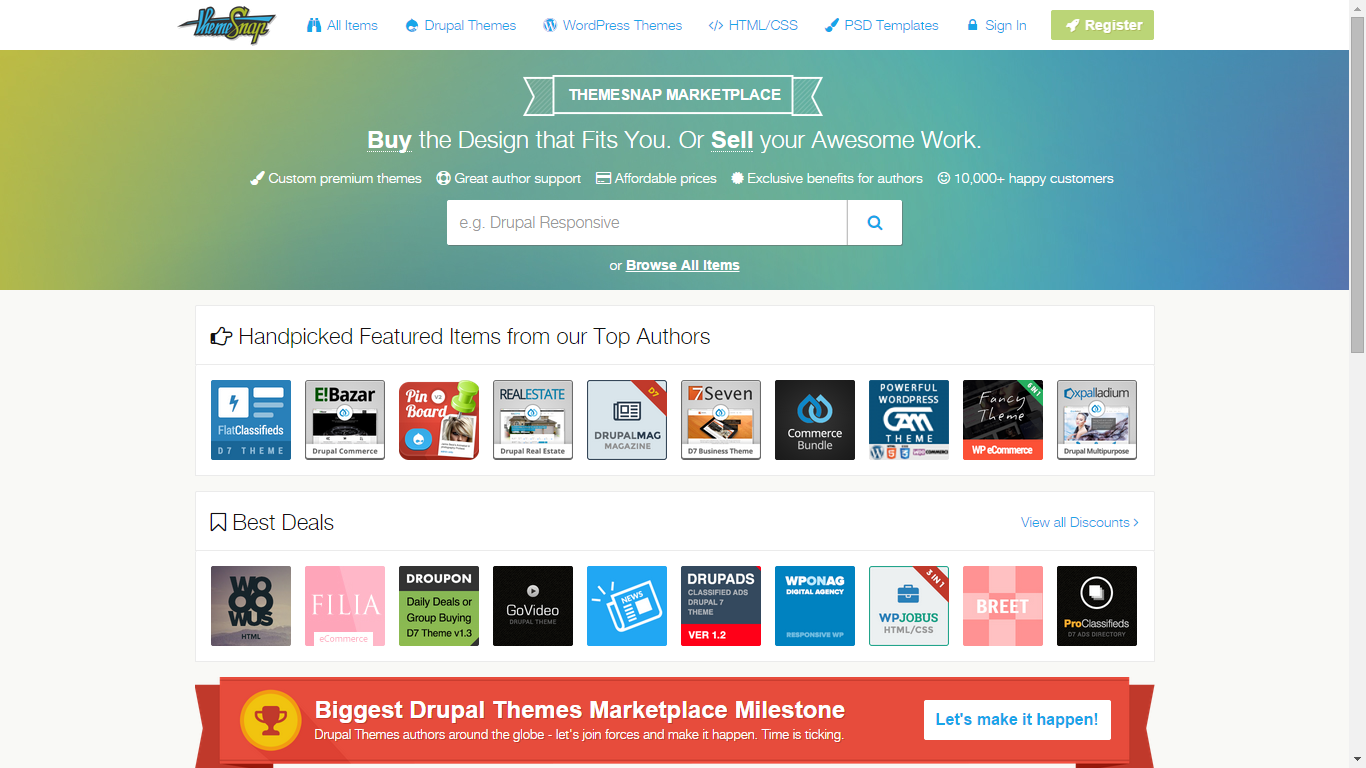 15 Places to Sell Your WordPress Themes Online 85 themesnap
