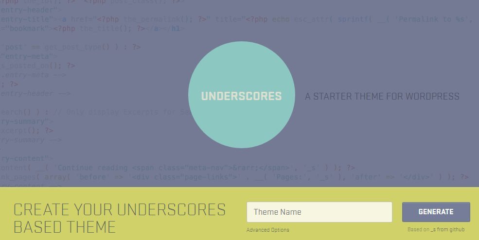 Underscore Theme