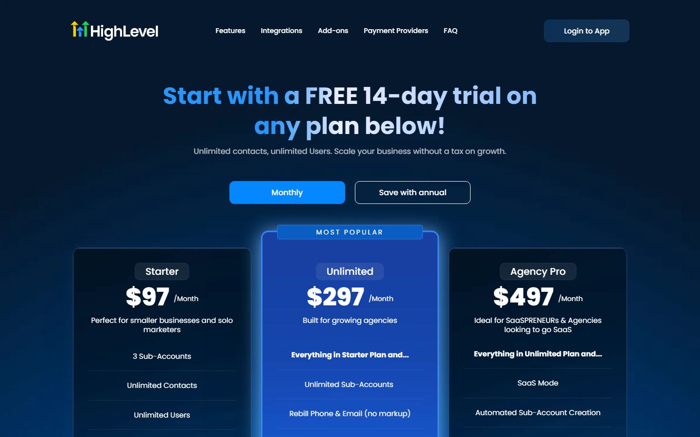GoHighLevel demo homepage