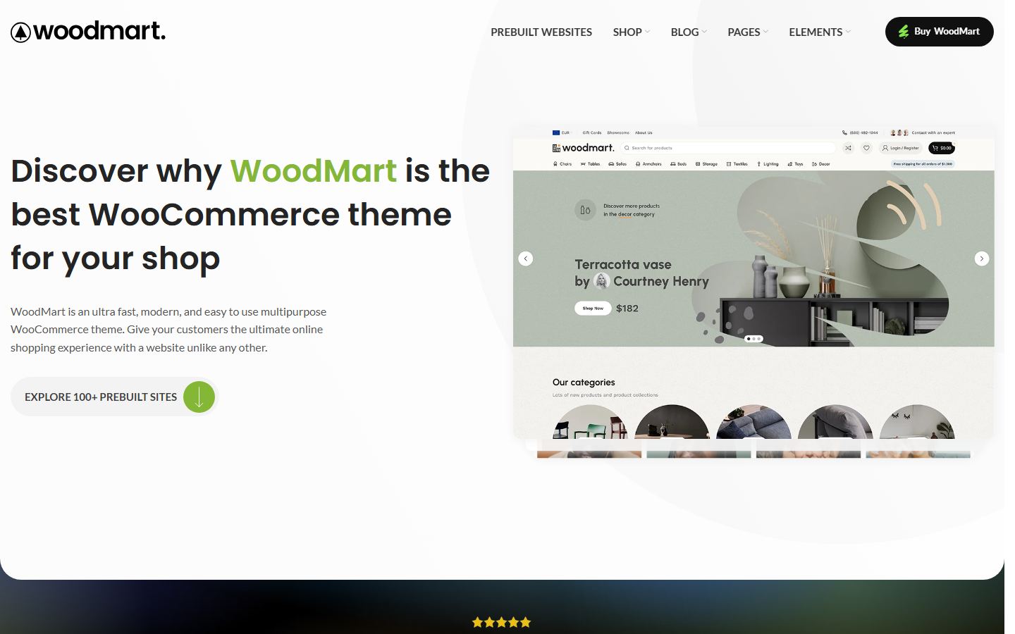 WoodMart demo homepage