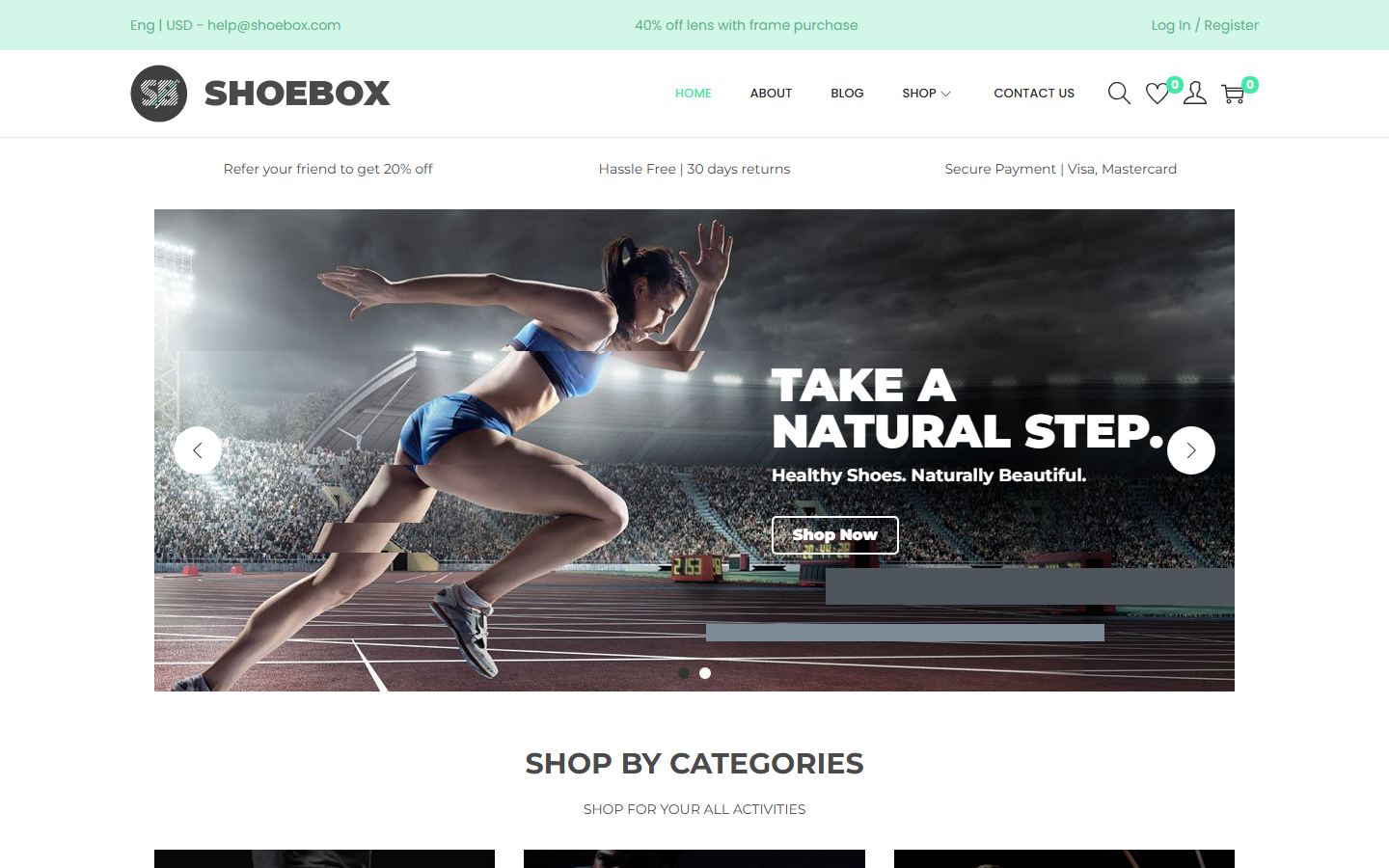 Woostify demo homepage